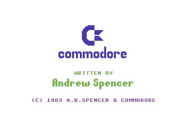 International Football title screen for Commodore 64